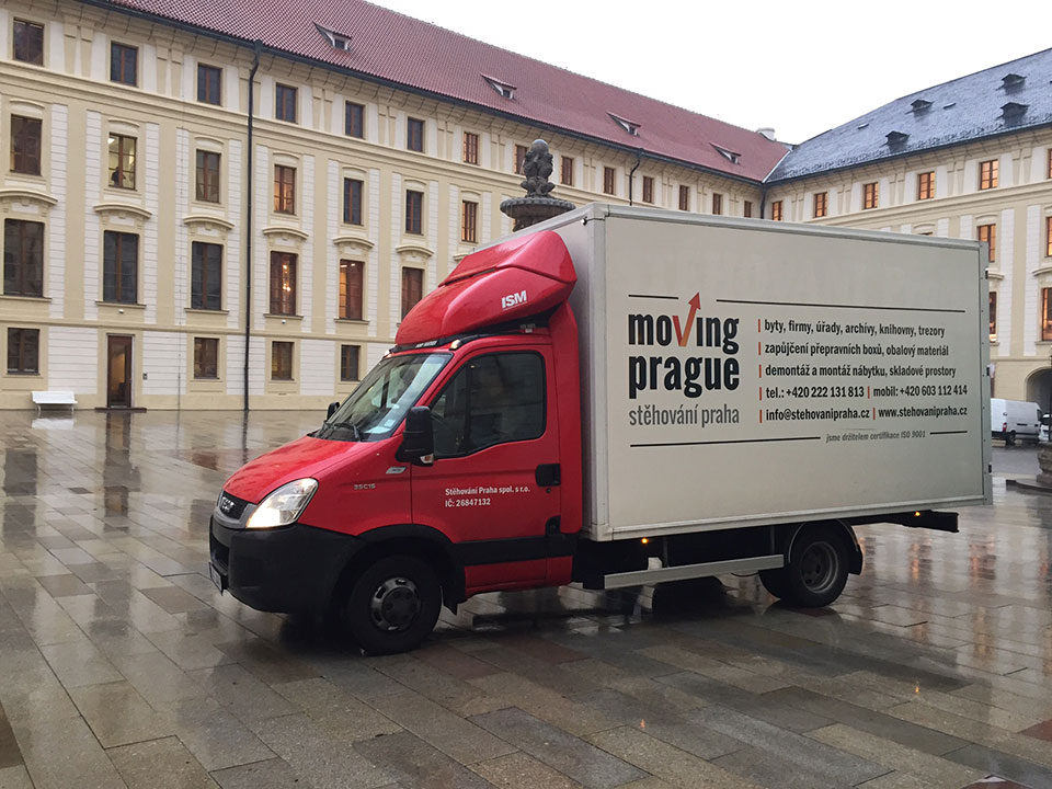 Stěhování PRAHA, spol. s r. o. na Pražském hradě